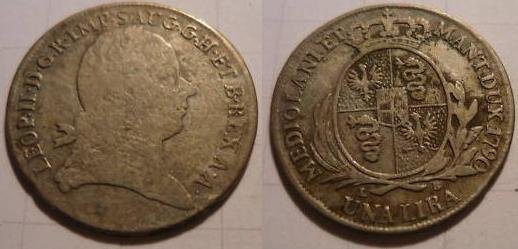 1 lira 1790 (Milano)