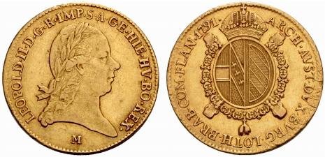 1 sovrana 1791 (Milano)