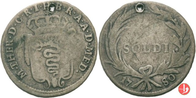 5 soldi 1780 (Milano)