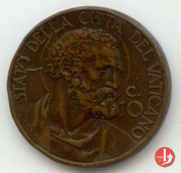 10 centesimi 1937 (Roma)