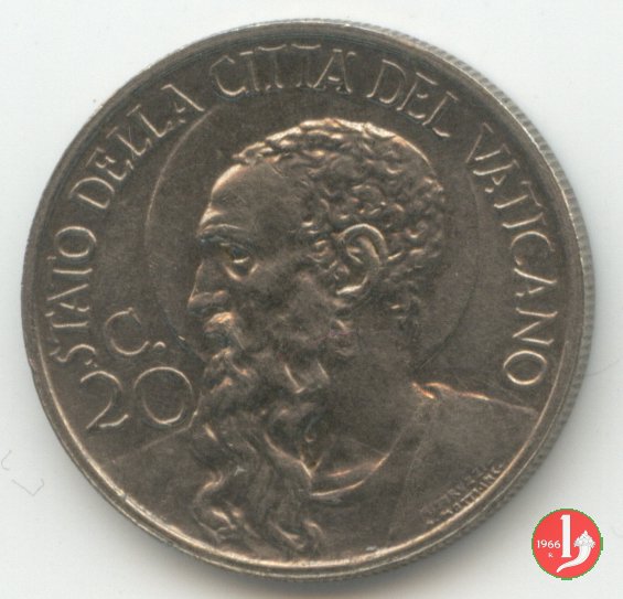 20 centesimi 1933-1934 (Roma)