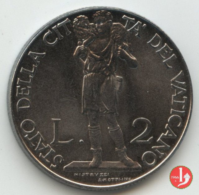 2 Lire I Tipo 1941 (Roma)