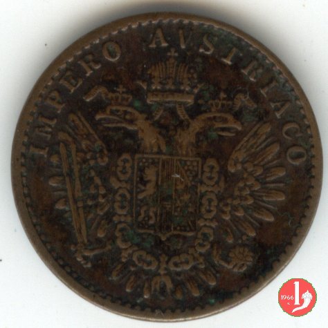 3 centesimi 1852 (Milano)