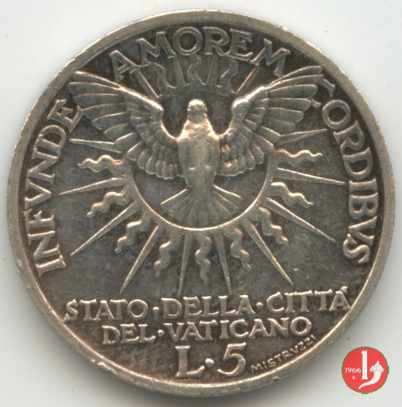 5 lire 1939 (Roma)