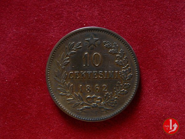 10 centesimi 1862 (Strasburgo)