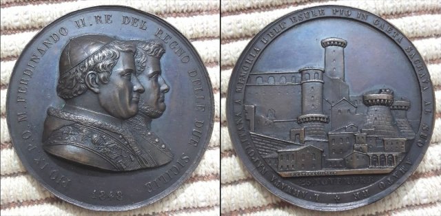 Esilio di Pio IX a Gaeta -217 1848 (Napoli)