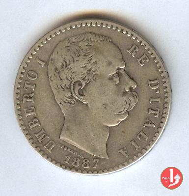 2 lire 1887 (Roma)