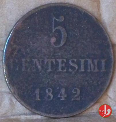 5 centesimi 1842 (Torino)