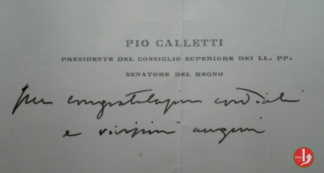 Calletti Pio - Senatore -C64 1941