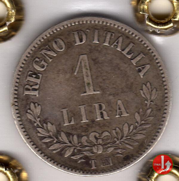 1 lira valore 1863 (Torino)