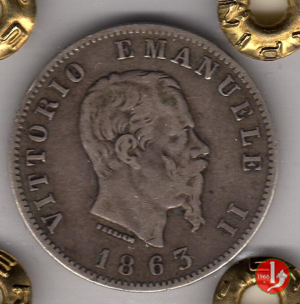 1 lira valore 1863 (Torino)