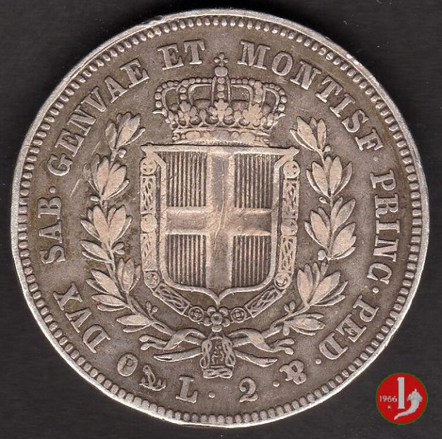 2 lire 1844 (Genova)