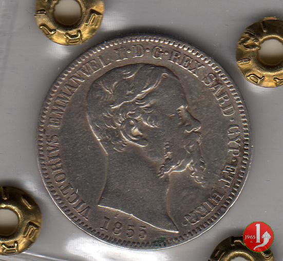 2 lire 1855 (Torino)