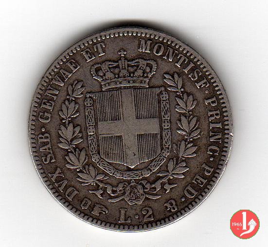 2 lire 1860 (Torino)