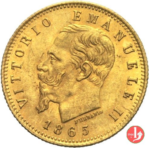 5 lire oro 1865 (Torino)