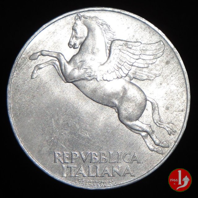 10 lire olivo 1950 (Roma)