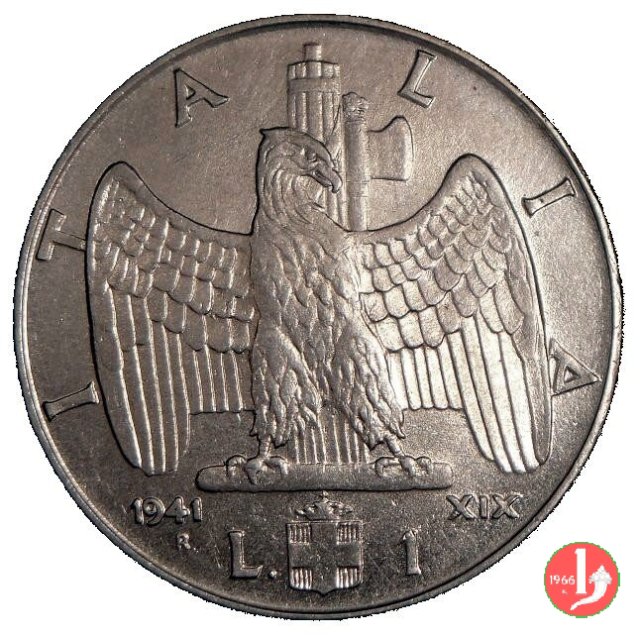 1 lira Impero 1941 (Roma)