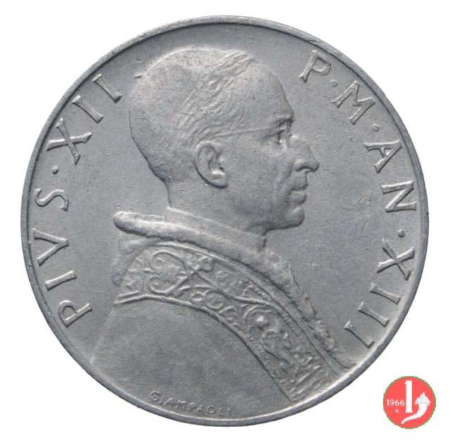 5 Lire V Tipo 1951 (Roma)