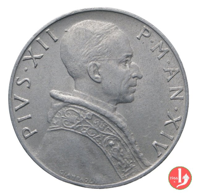 5 Lire V Tipo 1952 (Roma)