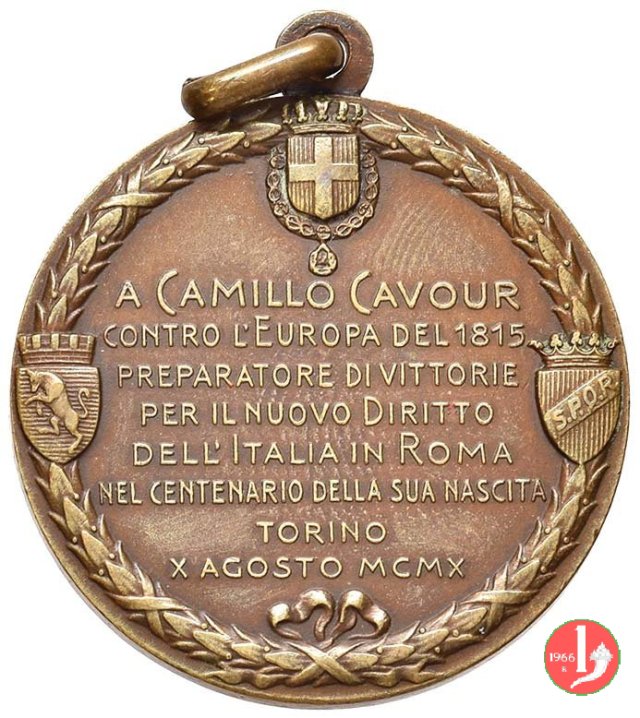 100° Nascita di Cavour 1910 1910