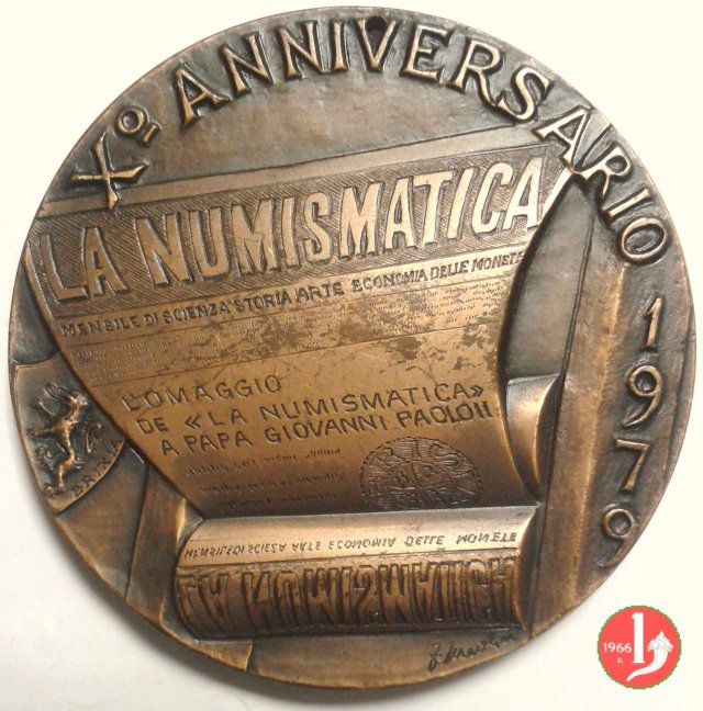 10° Anniversario Omaggio La Numismatica 1989 1989