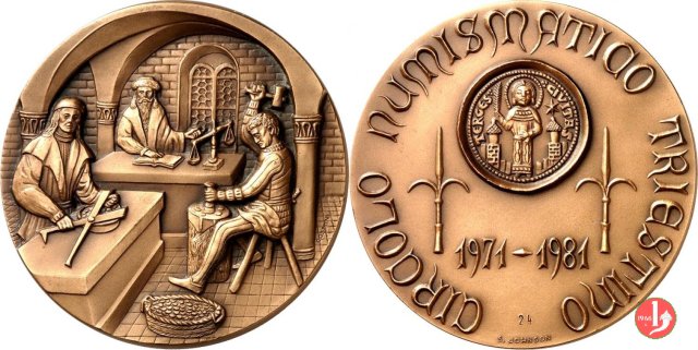 10° Circolo Numismatico Triestino 1981 1981