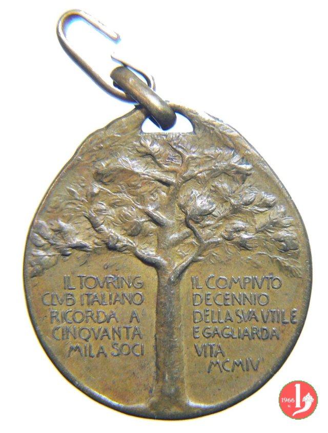 10° Touring Club Italiano - 50000 soci 1904 1904