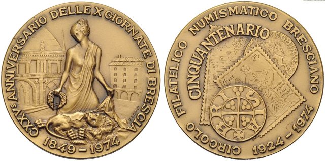 125° anniversario delle X Giornate 1974 1974