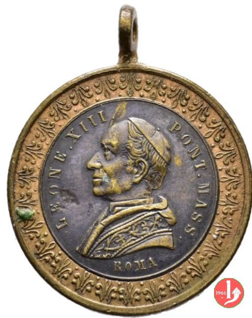 137-Giubileo Sacerdotale - Croce 38mm 1887