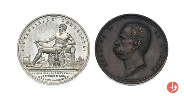 16° Anniversario della Breccia di Porta Pia 20-09-1886 1886