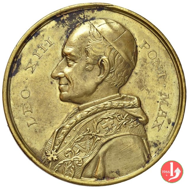 16- Ricordo del Giubileo Episcopale-Stemmi 39mm 1893