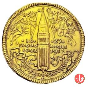 1912 Ricostruzione Campanile di S. Marco 38mm 1912