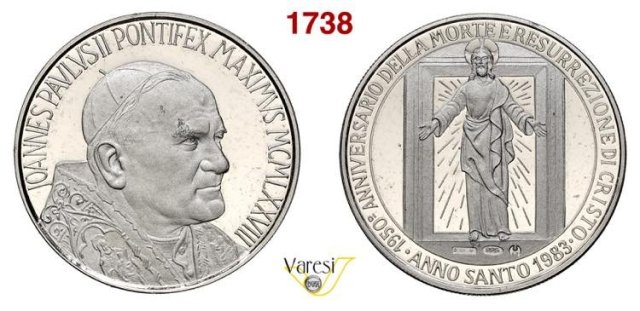 1950° Anniversario della Resurrezione 10mm 1983
