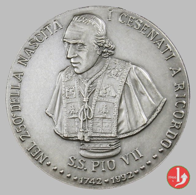 250° della nascita di Pio VII a Cesena 1992 1992