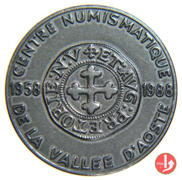 30° Centro Numismatico Valdostano 1988 1988