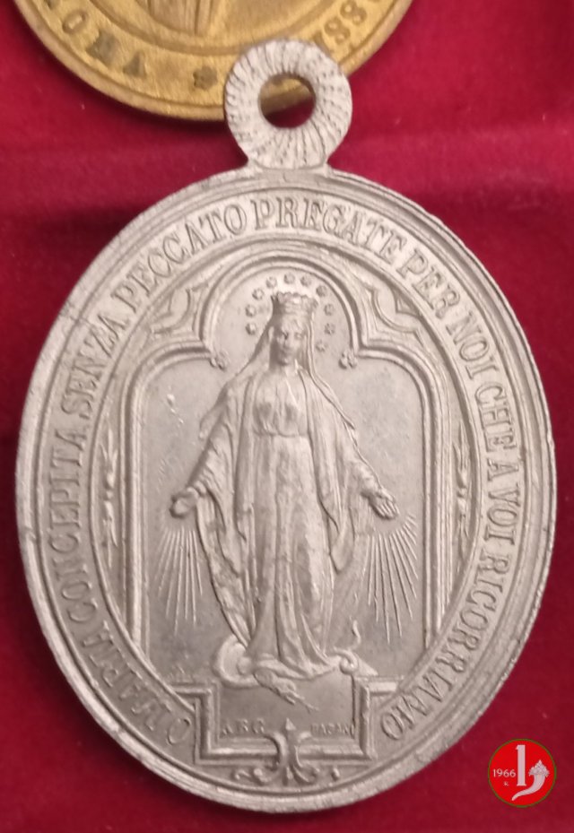 31- 50° Immacolata Concezione Pio IX-Leone XIII-PioX -Mo534 1904