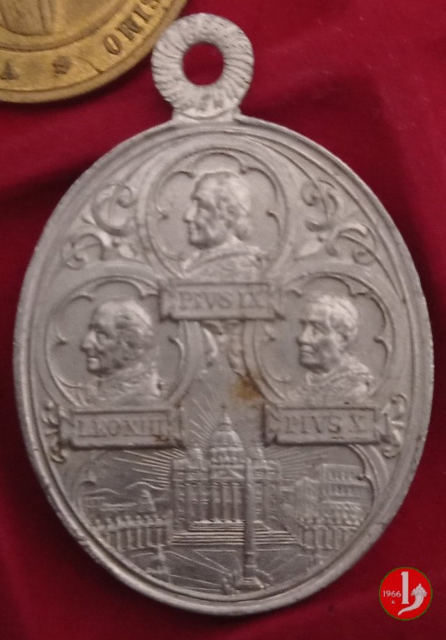 31- 50° Immacolata Concezione Pio IX-Leone XIII-PioX -Mo534 1904