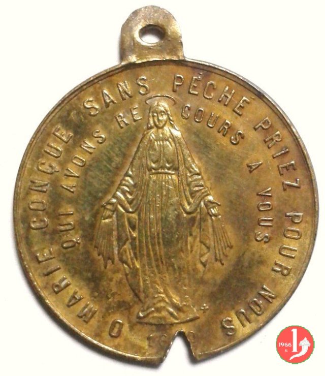 39-Elezione al pontificato-L'Immacolata Francia 1878