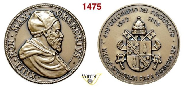 400° Elezione Gregorio XIV 1990 1990
