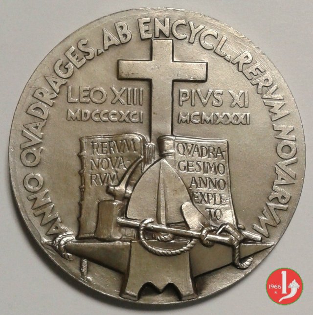 40° Enc. Rerum Novarum 37mm -CM220var 1931