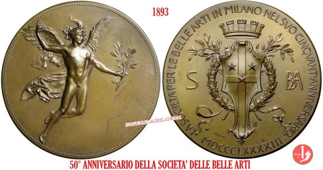 50° Anniversario Società Belle Arti 1893 1893