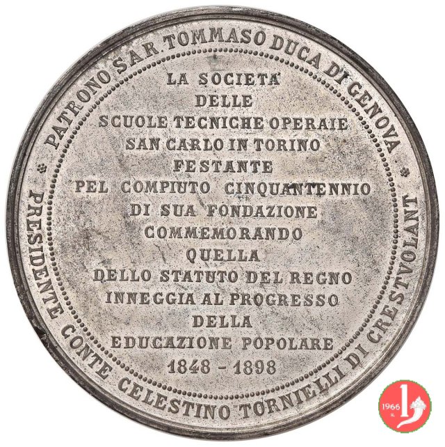 50° Scuole Tecniche Operaie 1898 1898