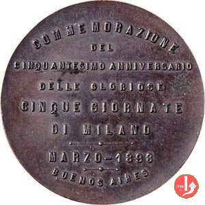 50° delle Cinque Giornate 1898 1898