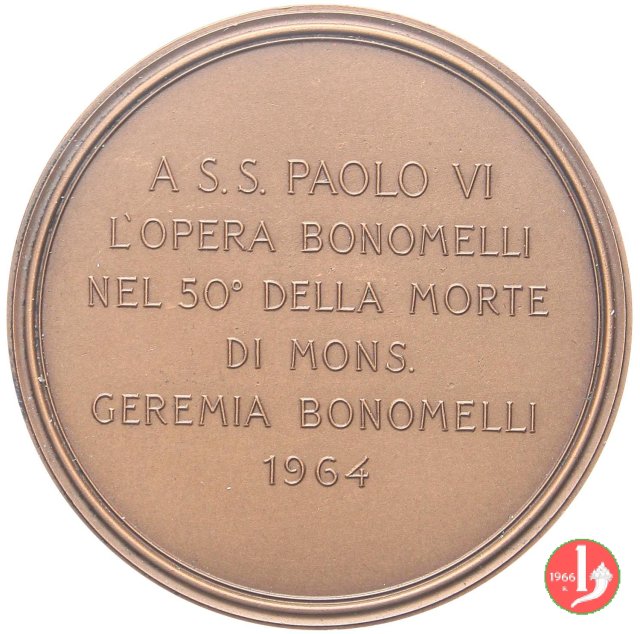 50° morte Mons. Geremia Bonomelli -C41 1964