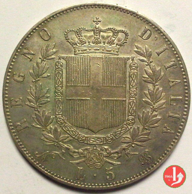 5 lire o scudo 1865 (Napoli)