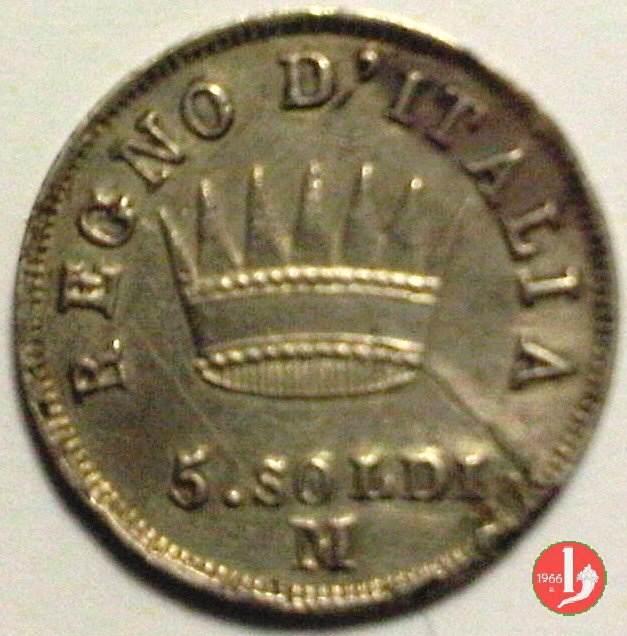 5 soldi 1813 (Bologna)