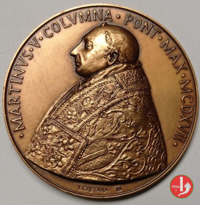 600° Elezione Papa Martino V 2017 2017