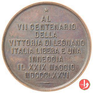 700° Battaglia di Legnano 1876 1876