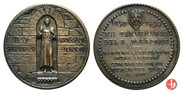 700° Jacopone da Todi -C105 1930