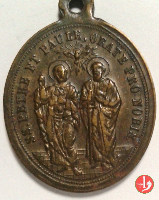 89-Giubileo Sacerdotale - SS. Apostoli 30x23mm 1887